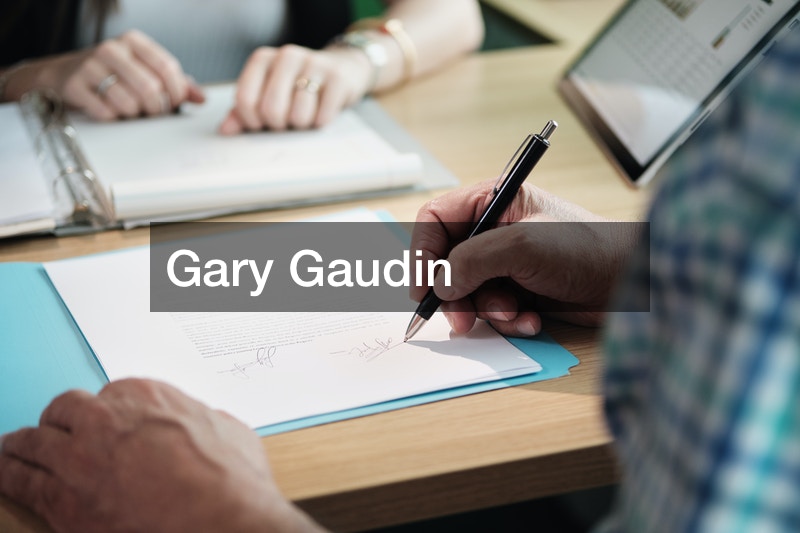 Gary Gaudin - Legal News Letter