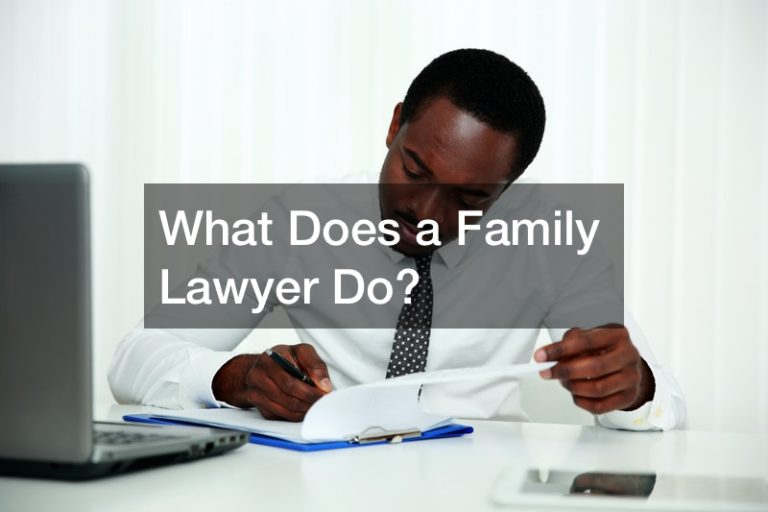 What Does a Family Lawyer Do?