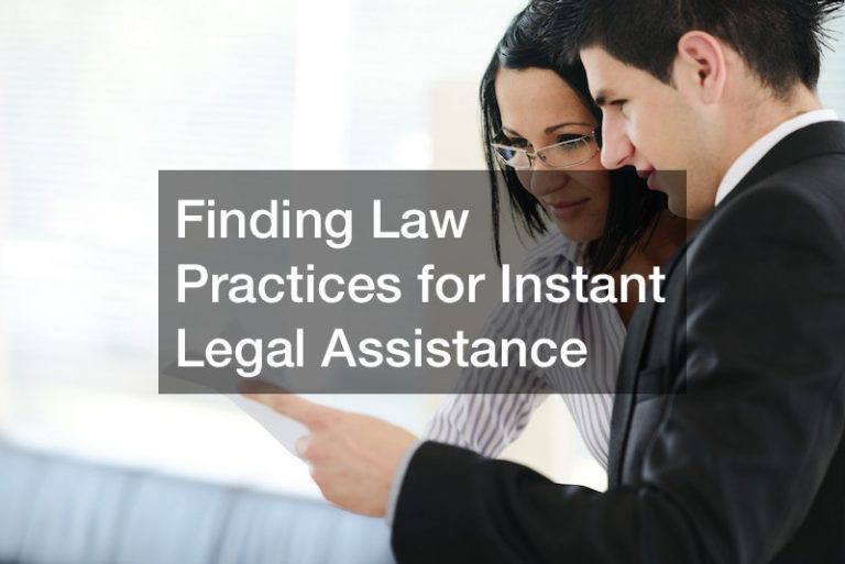 Finding Law Practices for Instant Legal Assistance