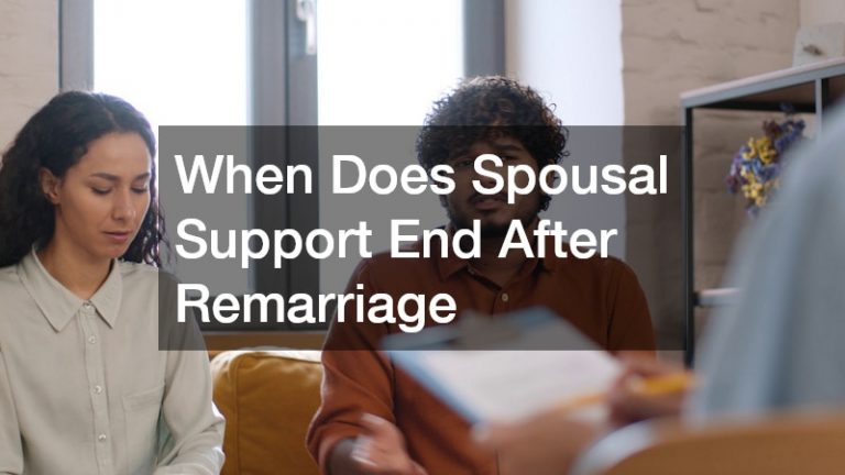 When Does Spousal Support End After Remarriage